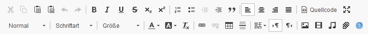 Screenshot: text editor bar