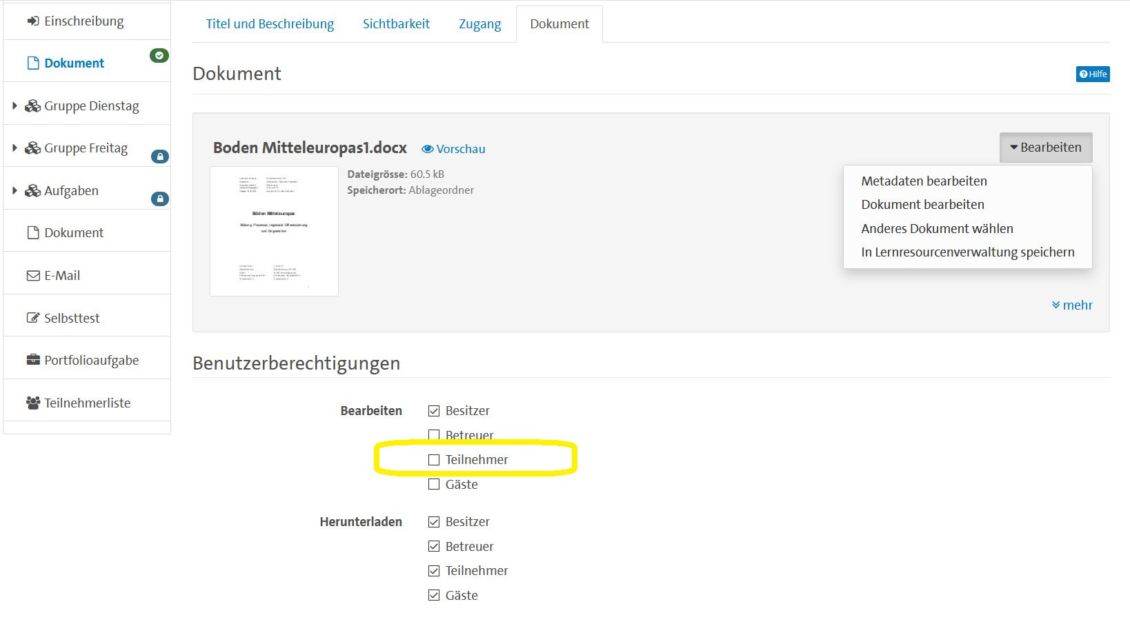 Visualisierung Schritt 6