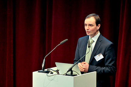 Informatikprofessor Dr. Hannes Federrath hielt eine Keynote zum Thema Big Data. Foto: Christian Barth/MMKH