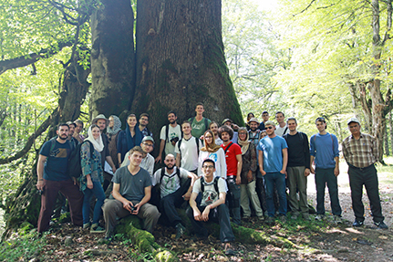 An der Reise nahmen 24 Studierende teil. Foto: UHH/Zentrum Holzwirtschaft