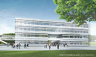 So wird das neue CSSB-Gebäude, das auf dem Campus in Bahrenfeld entsteht, von außen aussehen. Foto: hammeskrause architekten
